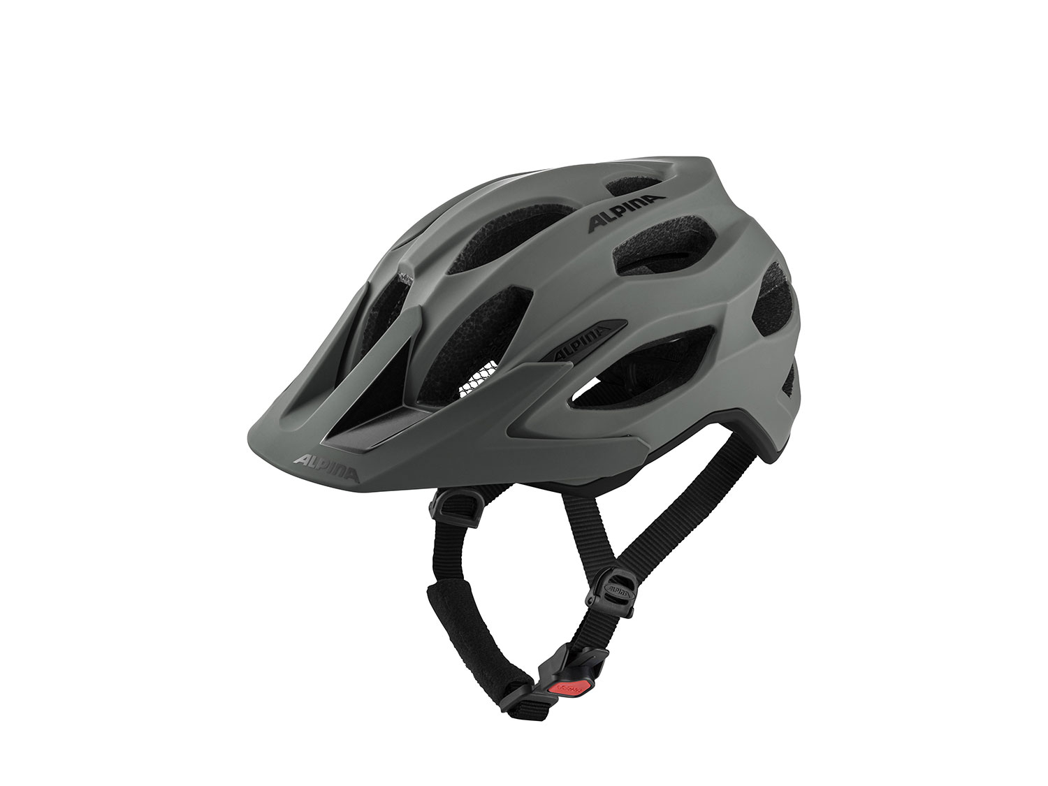 Alpina Carapax Mtb Helm Cm Coffee Grey Matt Markenr Der