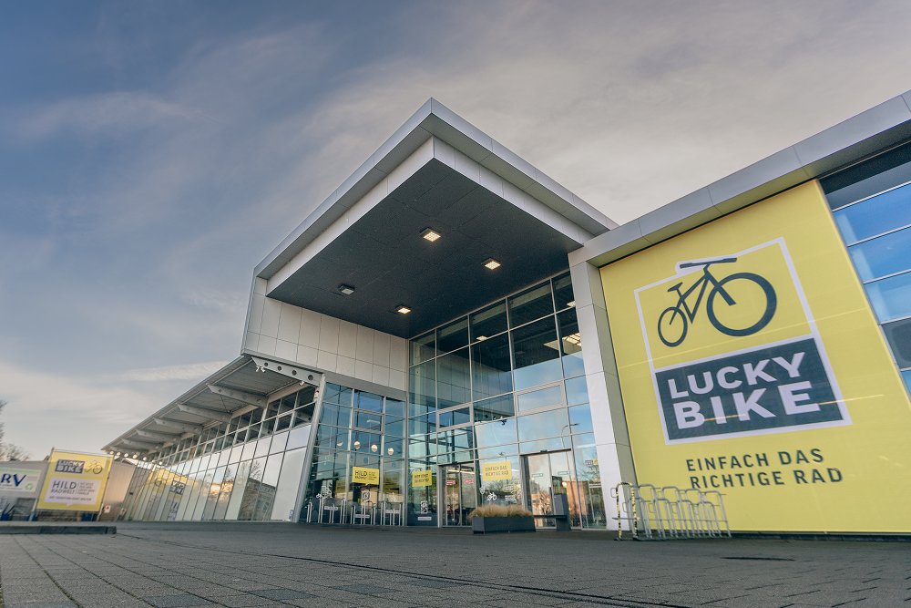 -Außenansicht Hild Radwelt powered by Lucky Bike in Freiburg