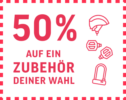 50% auf einen Zubehörartikel deiner Wahl