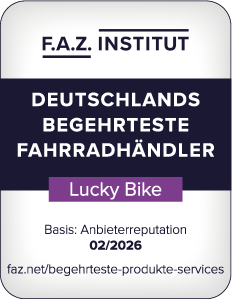 FAZ Siegel Begehrteste Fahrradhändler 2025 Lucky Bike