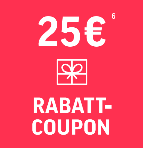 25 Euro Rabatt-Coupon 