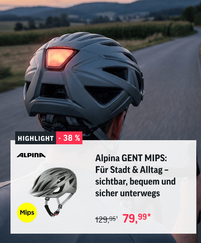 Alpina GENT MIPS: Für Stadt & Alltag – sichtbar, bequem und sicher unterwegs für 79,99€ statt 129,95