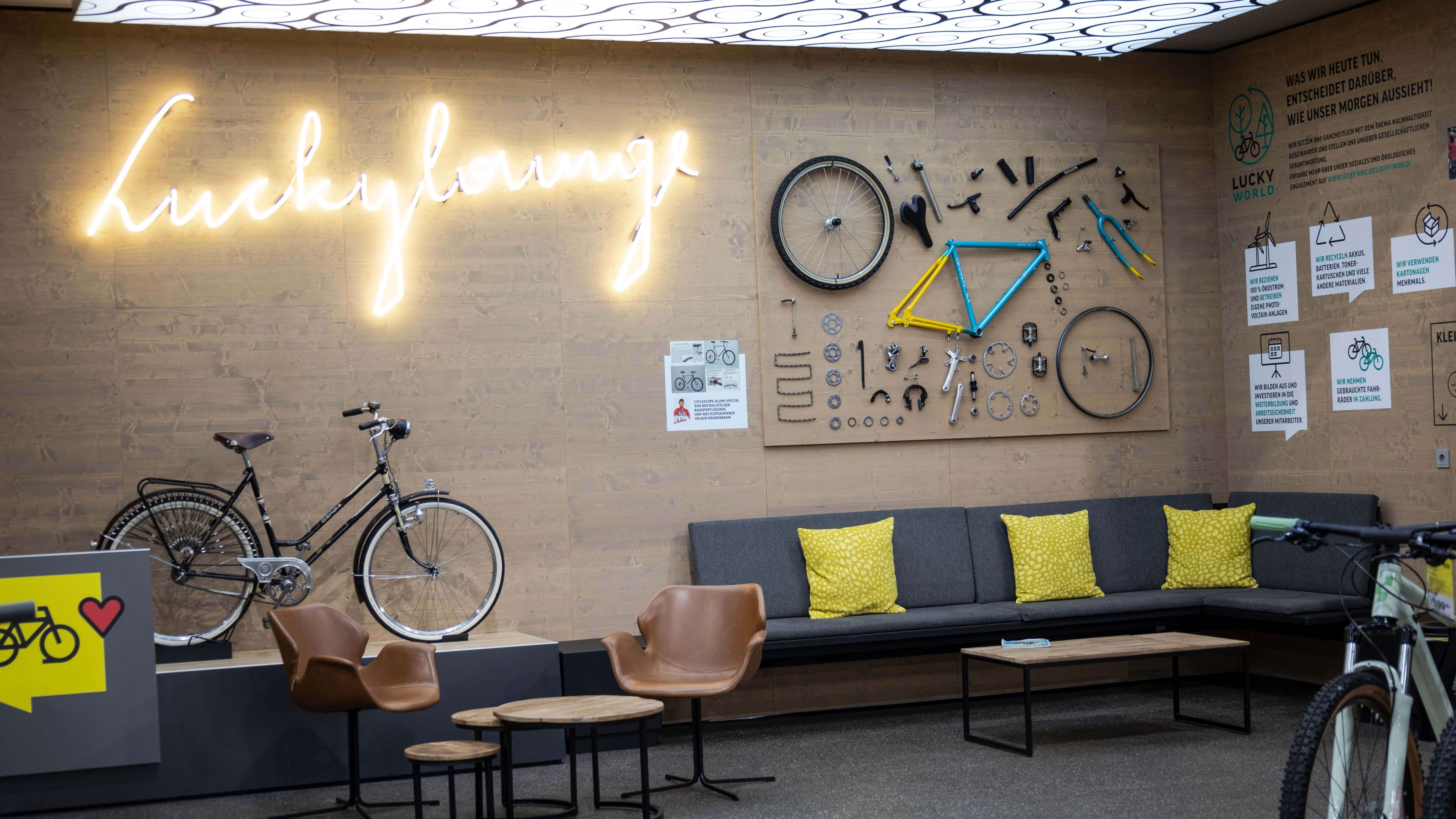 Die Lucky Lounge in der Filiale in Bielefeld