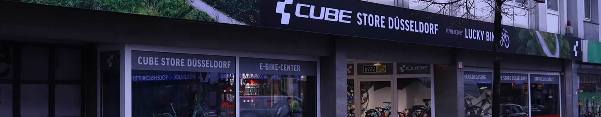 Außenansicht Filiale Cube Store Düsseldorf