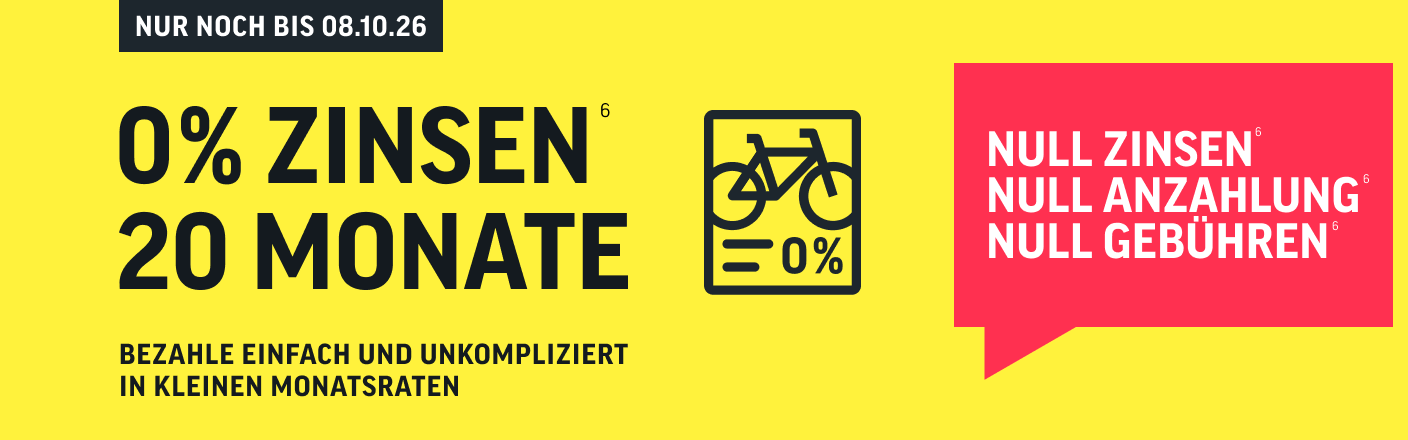 Finanzierungs-Special - 0% Finanzierung für 20 Monate