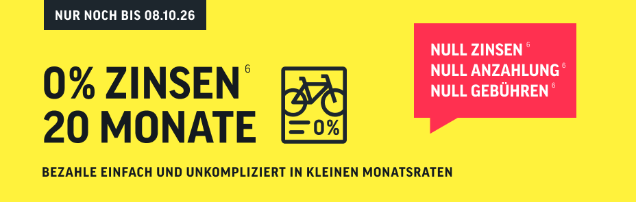 Finanzierungs-Special - 0% Finanzierung für 20 Monate