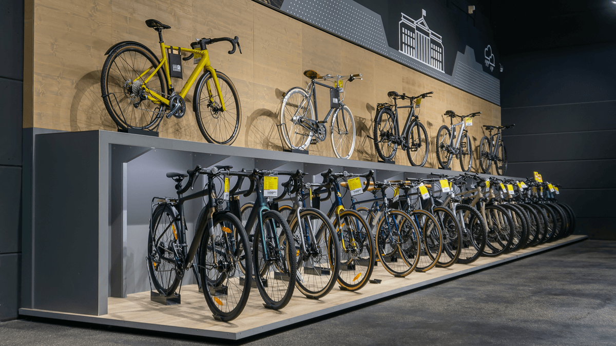 Rennräder in der Lucky Bike Filiale Kassel