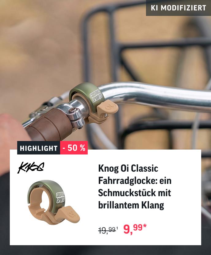 Knog Oi Classic Fahrradglocke: ein Schmuckstück mit brillantem Klang
