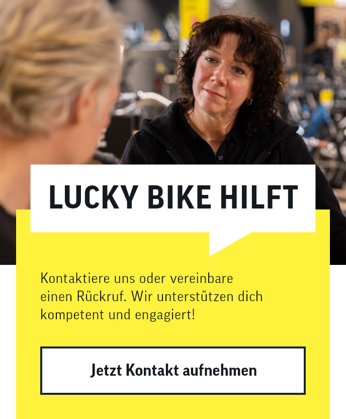 Lucky Bike hilft - Kontaktiere uns oder vereinbare einen Rückruf. Wir unterstützen dich bei der Suche nach dem für dich passenden Leasingpartner. Jetzt Kontakt aufnehmen!