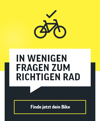 Mit dem Bike-Finder in wenigen Fragen zum richtigen Rad
