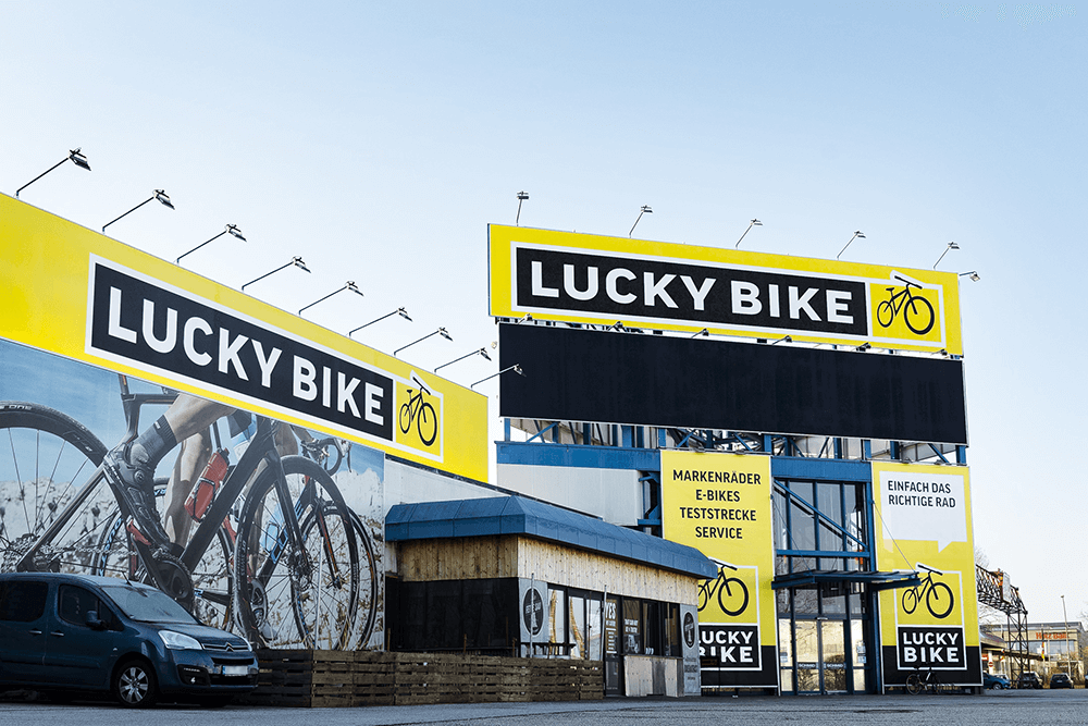 Außenansicht Lucky Bike Landshut