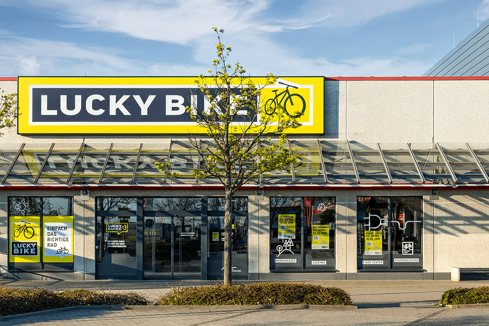 Außenansicht Lucky Bike Leipzig Nord