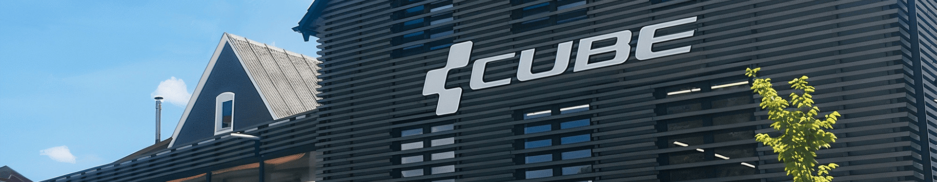 Außenansicht Cube Store Memmingen powered by Lucky Bike