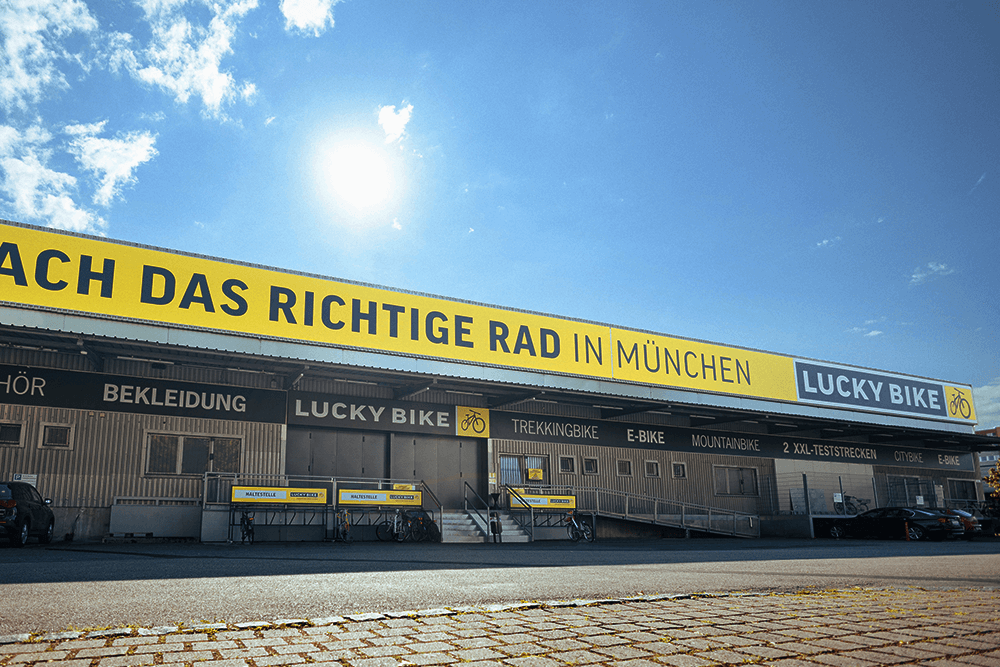 Außenansicht Lucky Bike München Nord