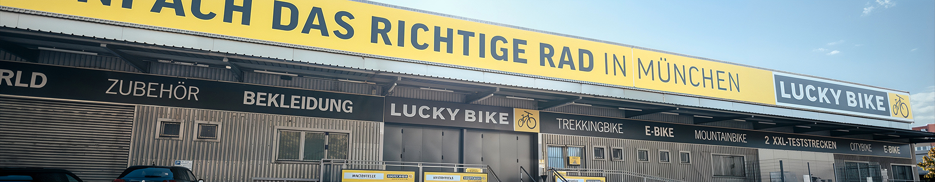 Außenansicht Lucky Bike München Nord