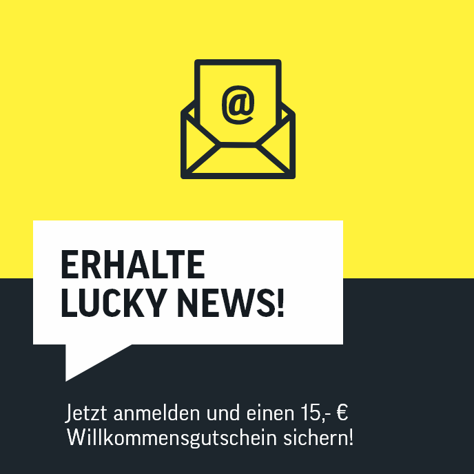 15 € Lucky Bike Newsletter-Gutschein – jetzt anmelden und beim nächsten Einkauf sparen