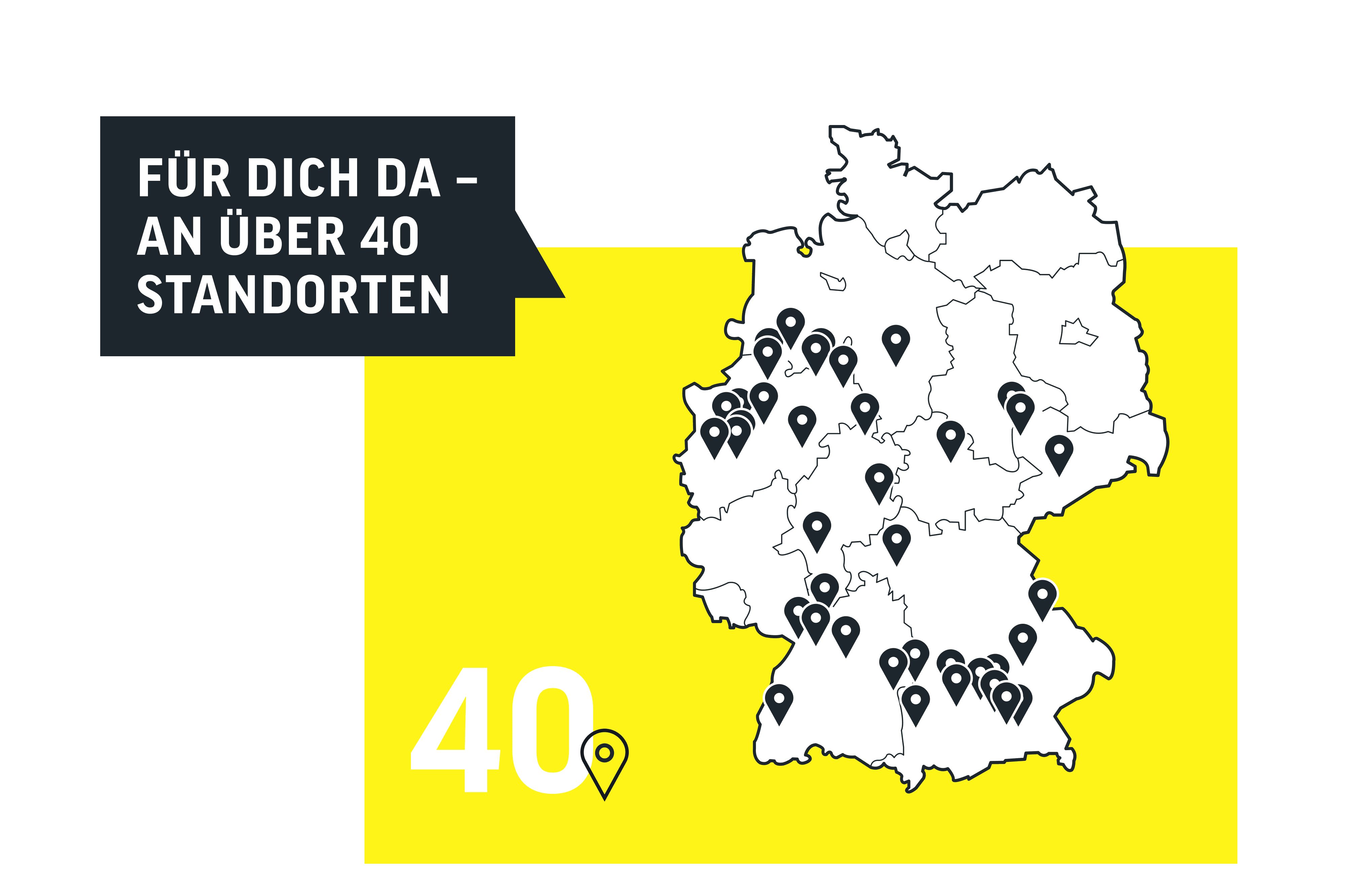 Lucky Bike ist an über 40 Standorten für dich da