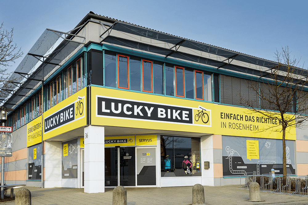 Außenansicht Lucky Bike Rosenheim