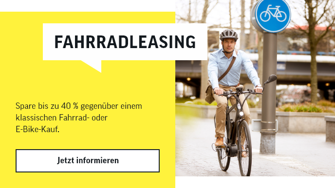 Fahrradleasing: Spare bis zu 40 % gegenüber einem klassischen Fahrrad- oder E-Bike-Kauf.
