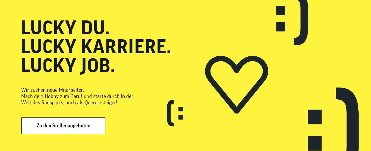 Wir suchen neue Mitarbeiter. Mache dein Hobby zum Beruf und starte durch in der Welt des Radsports, auch als Quereinsteiger!
