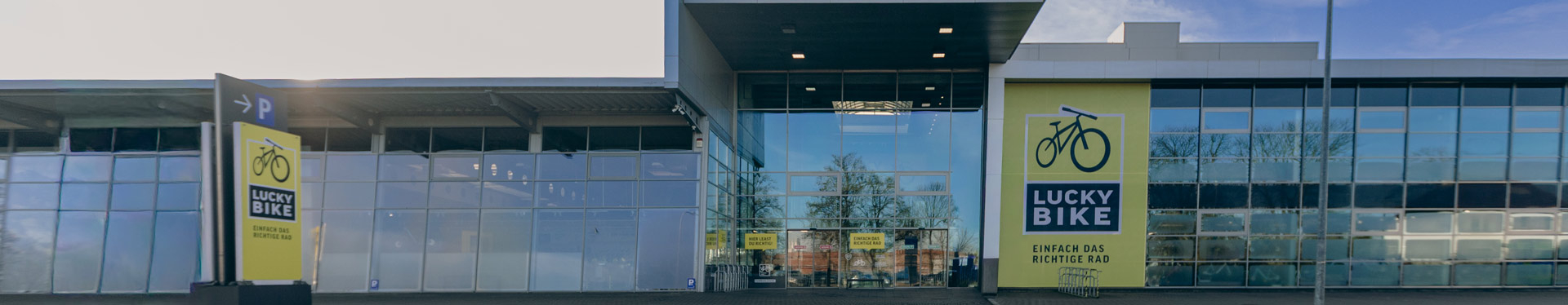 Außenansicht Hild Radwelt powered by Lucky Bike in Freiburg