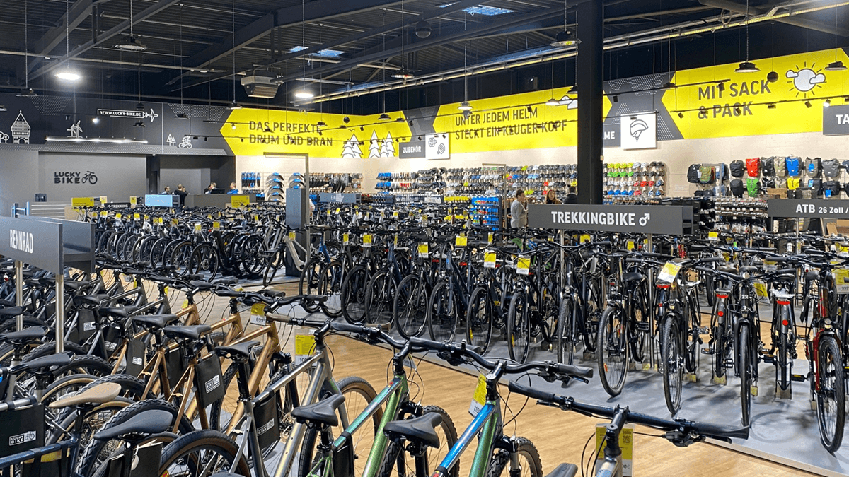 Trekkingbikes in der Lucky Bike Filiale Hildesheim