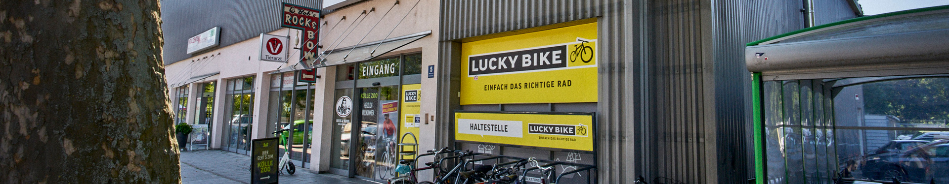 Außenansicht Lucky Bike München West Pasing
