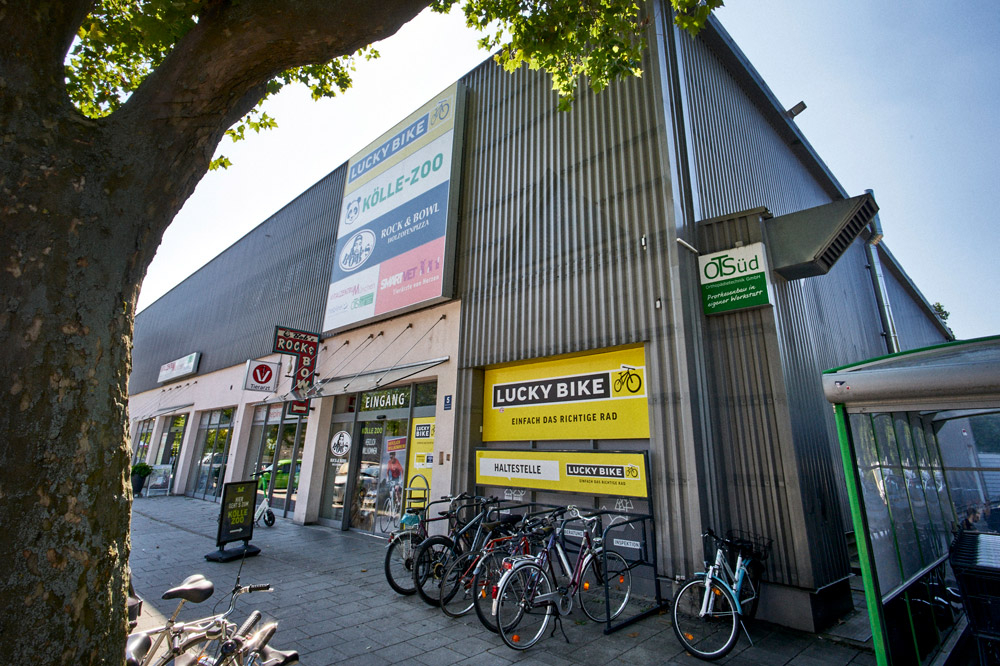Außenansicht Lucky Bike München West Pasing