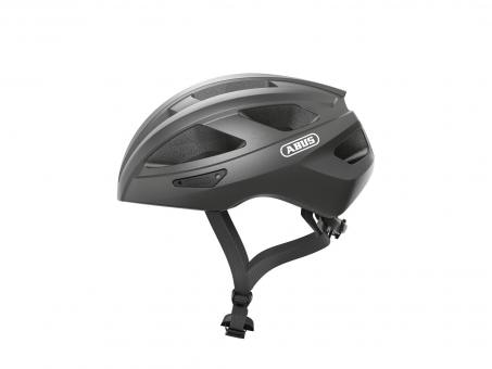 Abus Macator Helm | schwarz/grau | 51-55 cm | Fahrradbekleidung