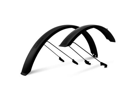 Acid Schutzblechset Mit Streben Bb 27,5 Zoll | Schwarz/Grau | 75 Mm | Fahrradteile