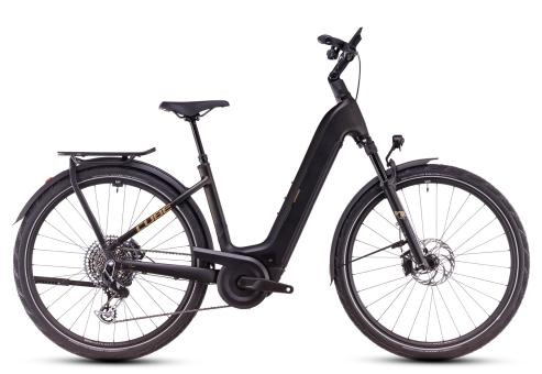 Cube Kathmandu Hybrid SLT 800 Wave 2025 | Golddust´N´Black | 46 Cm | E-TrekkingräDer