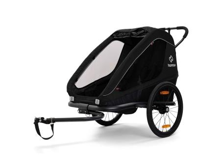 Hamax Traveller Kinderanhänger | schwarz/grau | 2 Kinder | Ausruestung