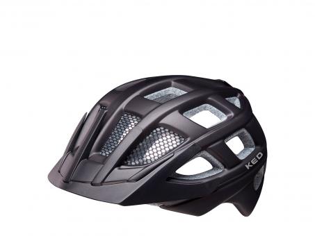 KED Kailu Jugendhelm | schwarz/grau | 49-53 cm | Fahrradbekleidung