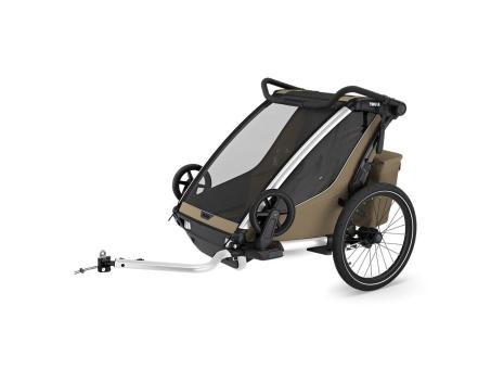 Thule Chariot Cross 2 double Fahrradanhänger faded khaki - Image 5