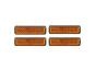 Contec P-Reflex Pedalreflektoren Set orange