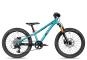 KUbikes 20 MTB Disc S | türkis glitter/laser red