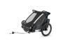 Thule Chariot Cross 2 Kinderanhänger dark slate | 2 Kinder