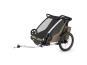 Thule Chariot Cross 2 Kinderanhänger faded khaki | 2 Kinder