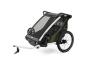 Thule Chariot Lite Multisport-Fahrradanhänger für 2 Kinder vintage green |  2 Kinder