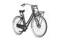 Gazelle Miss Grace T7 Wave 2026 49 cm | black matt
