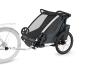 Thule Chariot Cross 2 Kinderanhänger dark slate | 2 Kinder