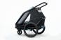 Cube Double CMPT Kinderanhänger black | 2 Kinder