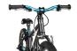 KUbikes 16L MTB 22 cm | schwarz/laser blue