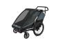 Thule Chariot Cab Kindersportwagen für 2 Kinder dark slate