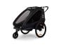 Hamax Traveller Kinderanhänger 2 Kinder | black