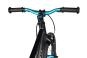 KUbikes 16L MTB 22 cm | schwarz/laser blue
