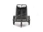 Cube Double Pure Kinderanhänger black grey