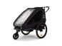 Hamax Traveller Kinderanhänger 2 Kinder | black