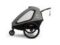 Hamax Traveller Kinderanhänger 2 Kinder | khaki