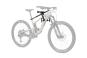 Kids Ride Shotgun Pro 2.0 MTB Front Kindersitz/Lenker schwarz